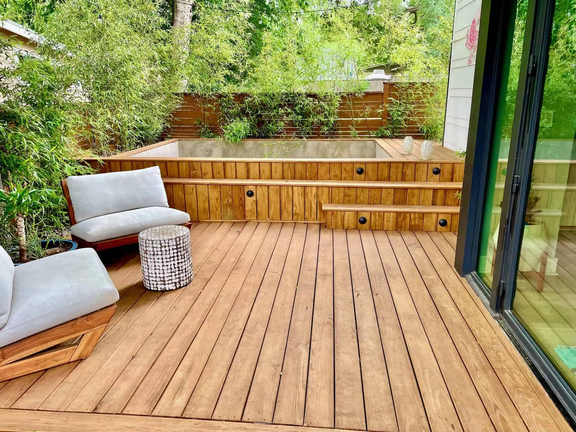 Elevated deck build Austin TX