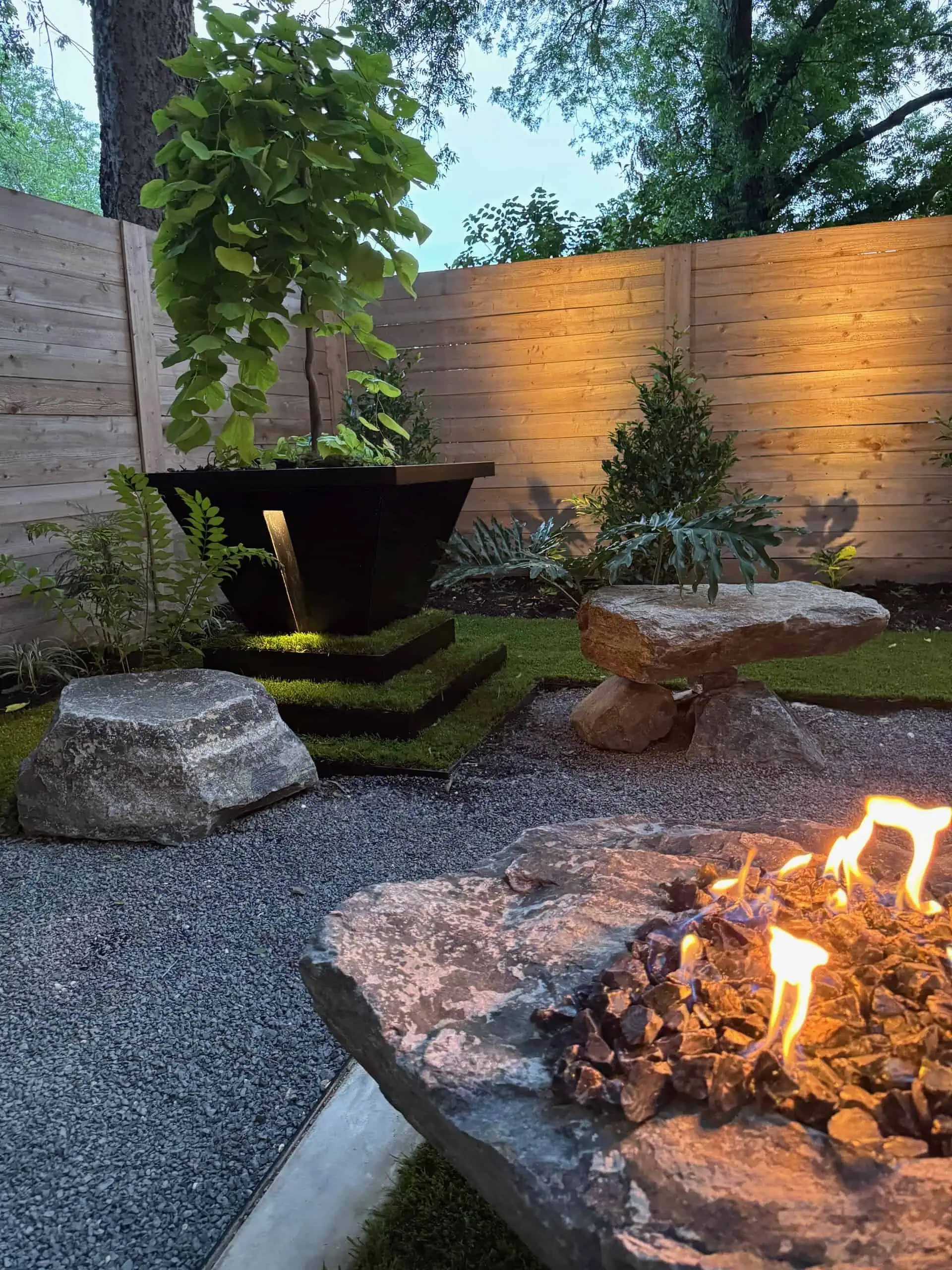 Custom landscape and hardscape design Buda Kyle area TX